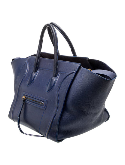 Celine Leather Luggage Phantom Medium