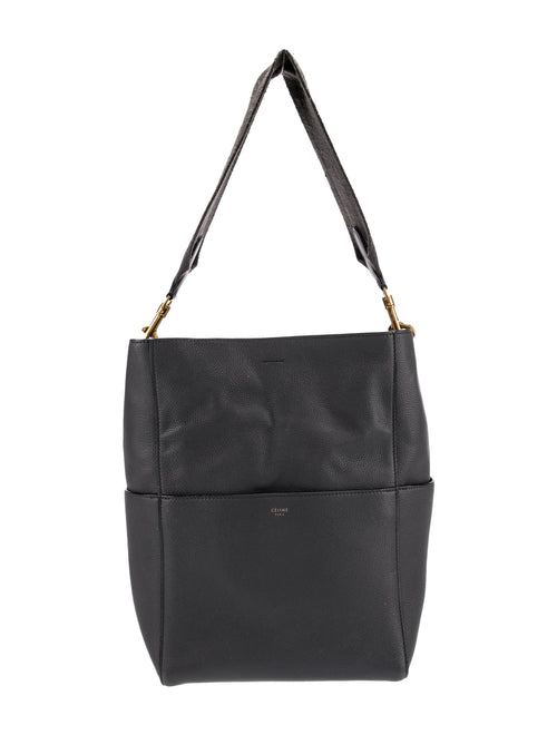 Celine Leather Seau Sangle