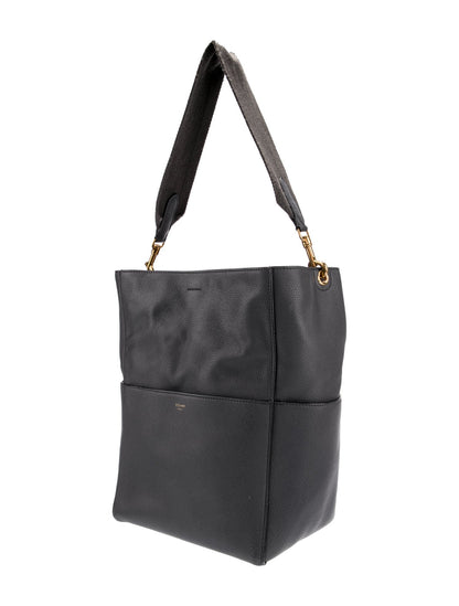 Celine Leather Seau Sangle
