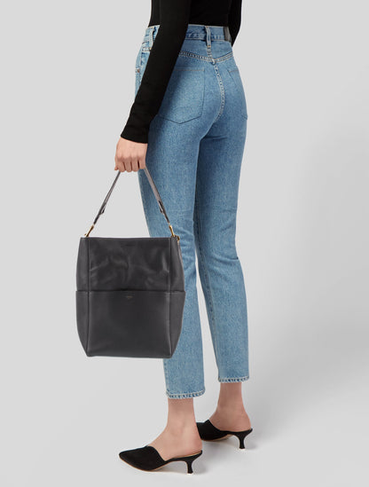 Celine Leather Seau Sangle