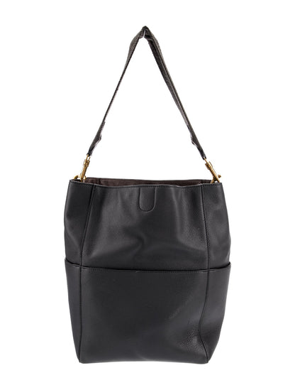 Celine Leather Seau Sangle