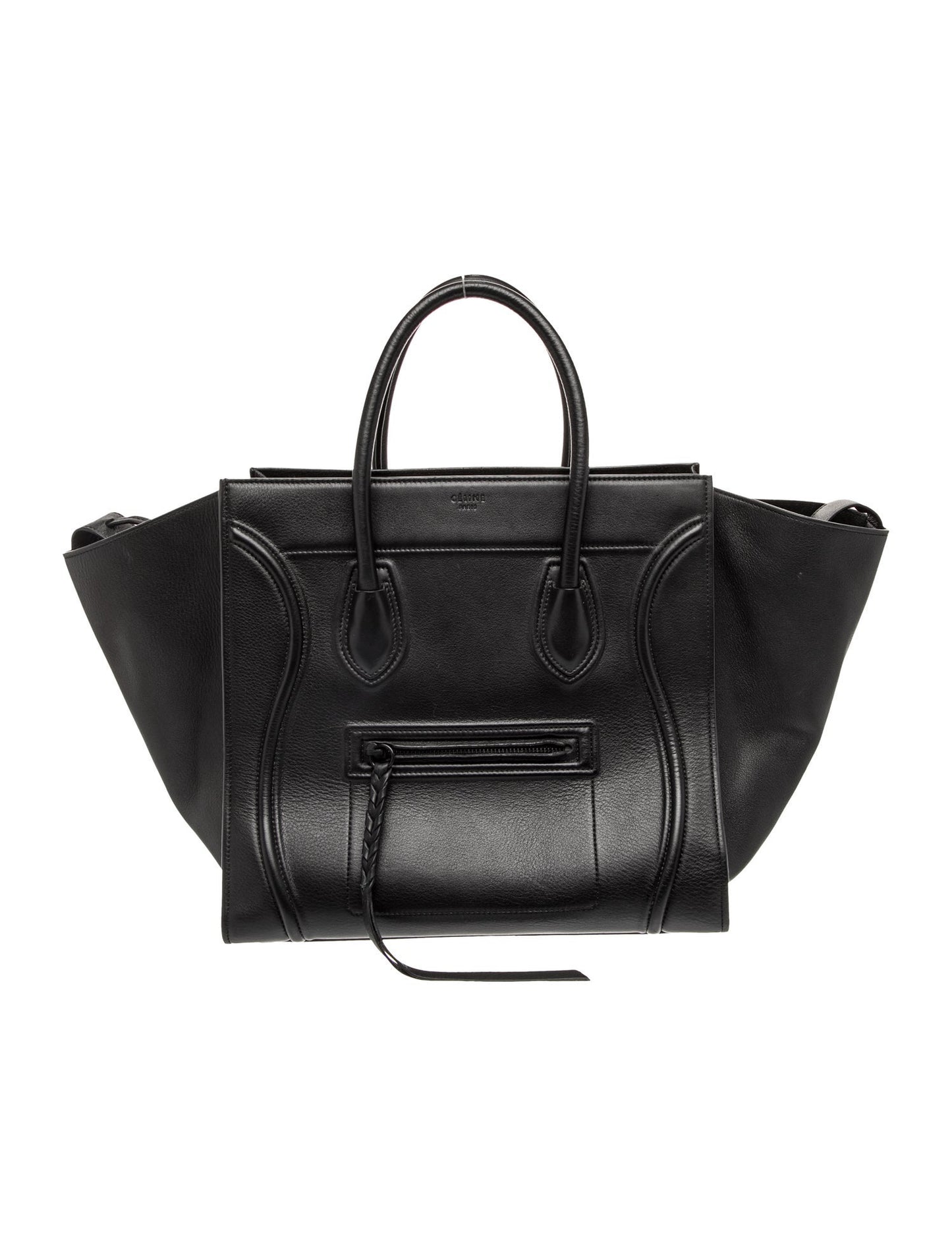 Celine Leather Luggage Phantom Medium