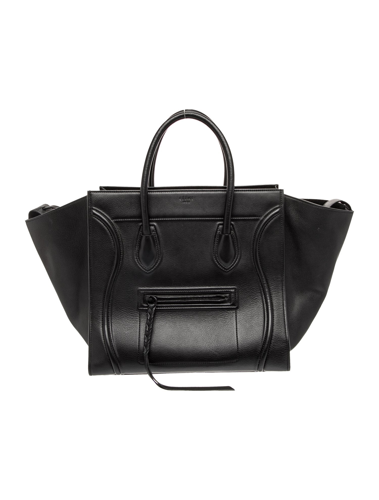 Celine Leather Luggage Phantom Medium