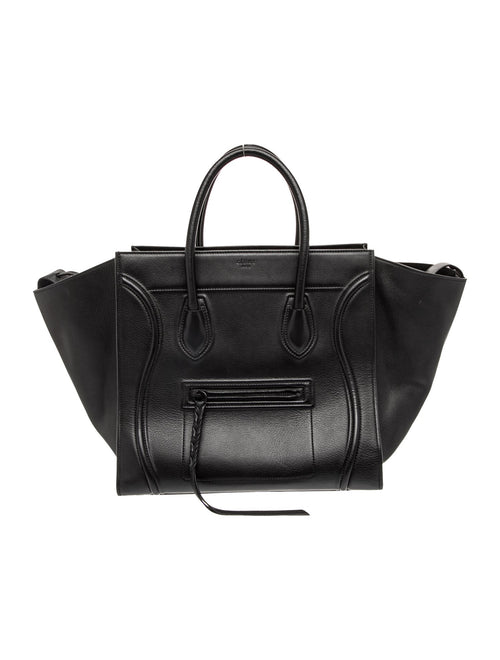 Celine Leather Luggage Phantom Medium