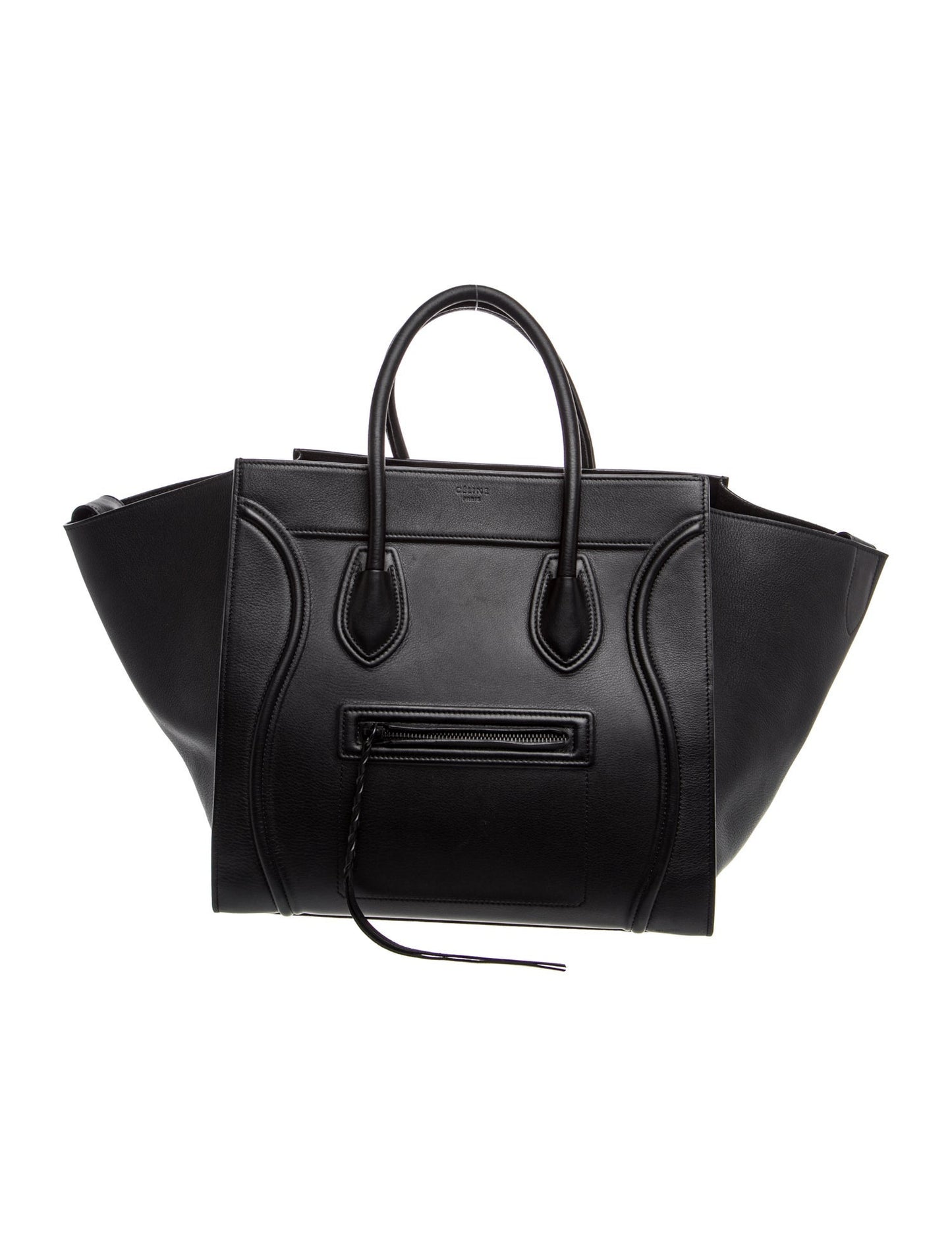 Celine Leather Luggage Phantom Medium