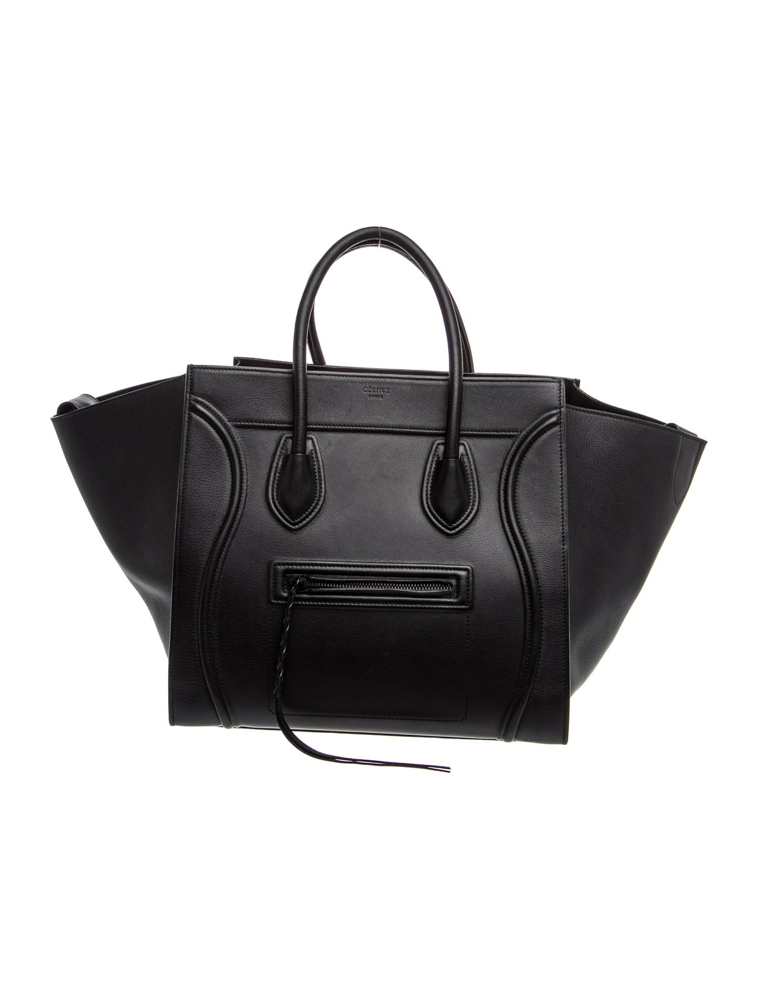 Celine Leather Luggage Phantom Medium