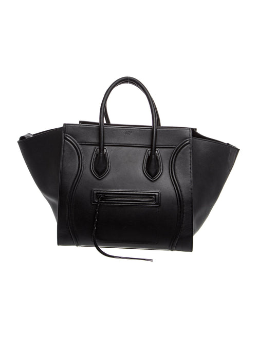 Celine Leather Luggage Phantom Medium