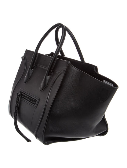Celine Leather Luggage Phantom Medium