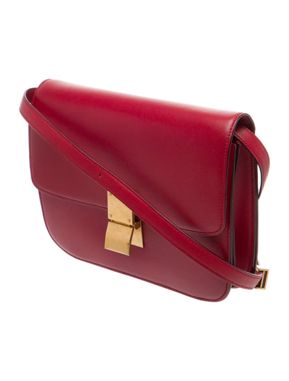 Celine Leather Shoulder Bag Medium