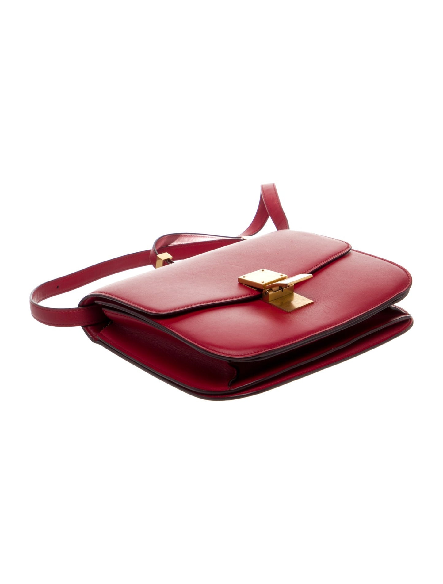 Celine Leather Shoulder Bag Medium
