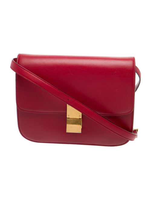 Celine Leather Shoulder Bag Medium