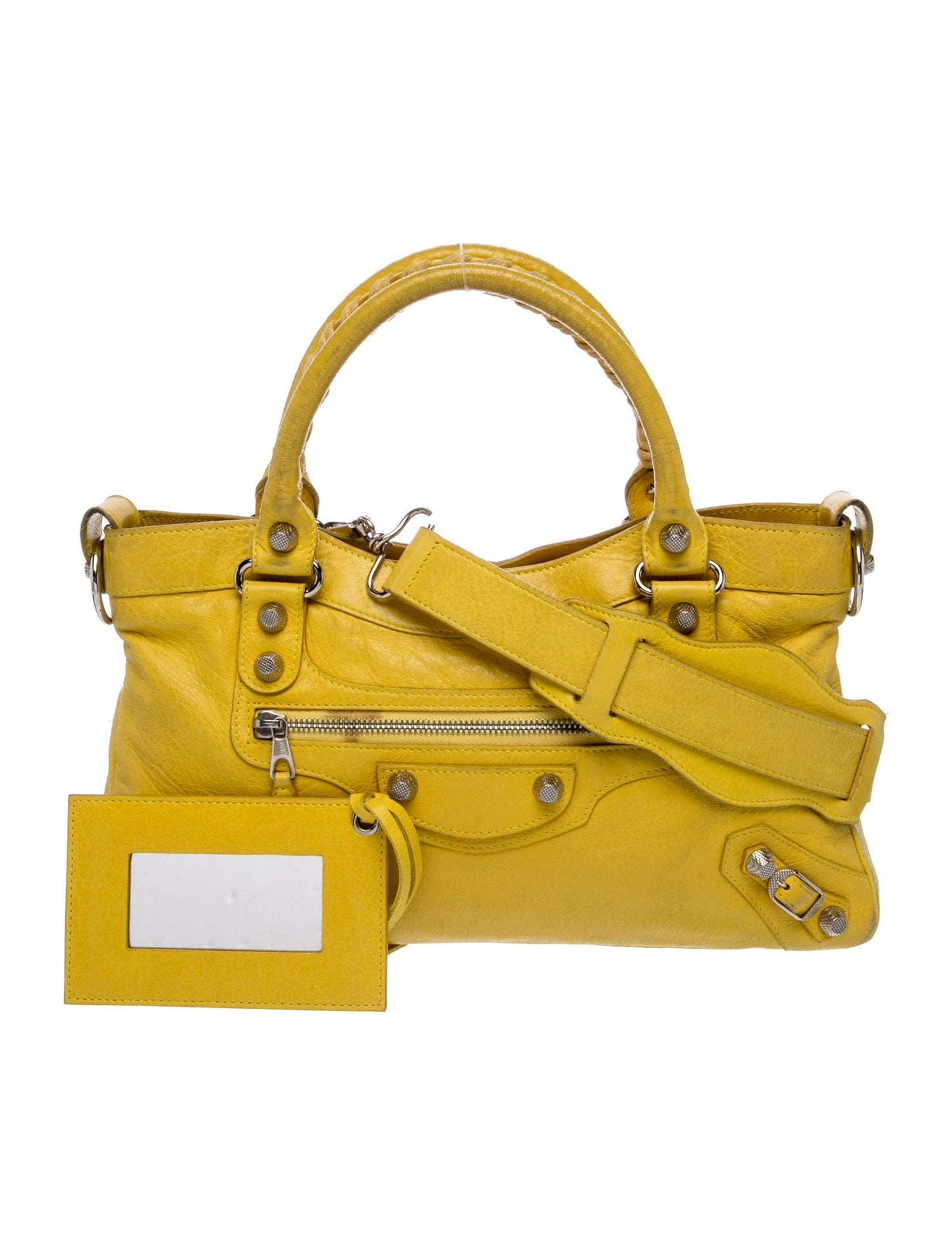 Balenciaga Leather Motocross Classic City Small