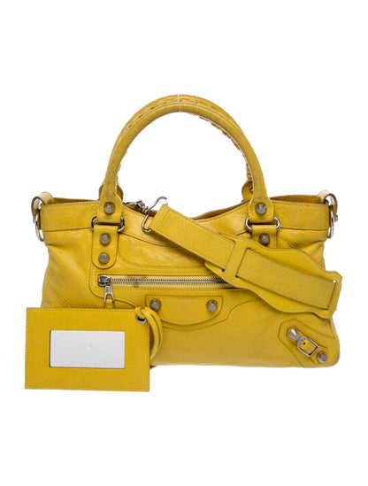 Balenciaga Leather Motocross Classic City Small