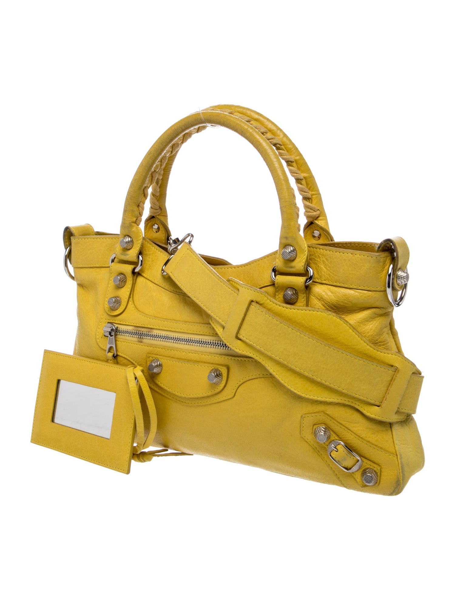 Balenciaga Leather Motocross Classic City Small