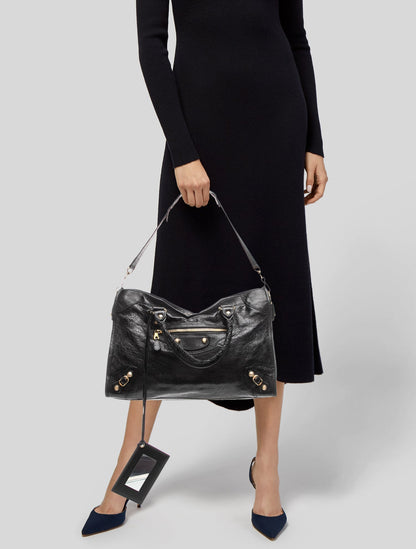 Balenciaga Leather Motocross City Giant