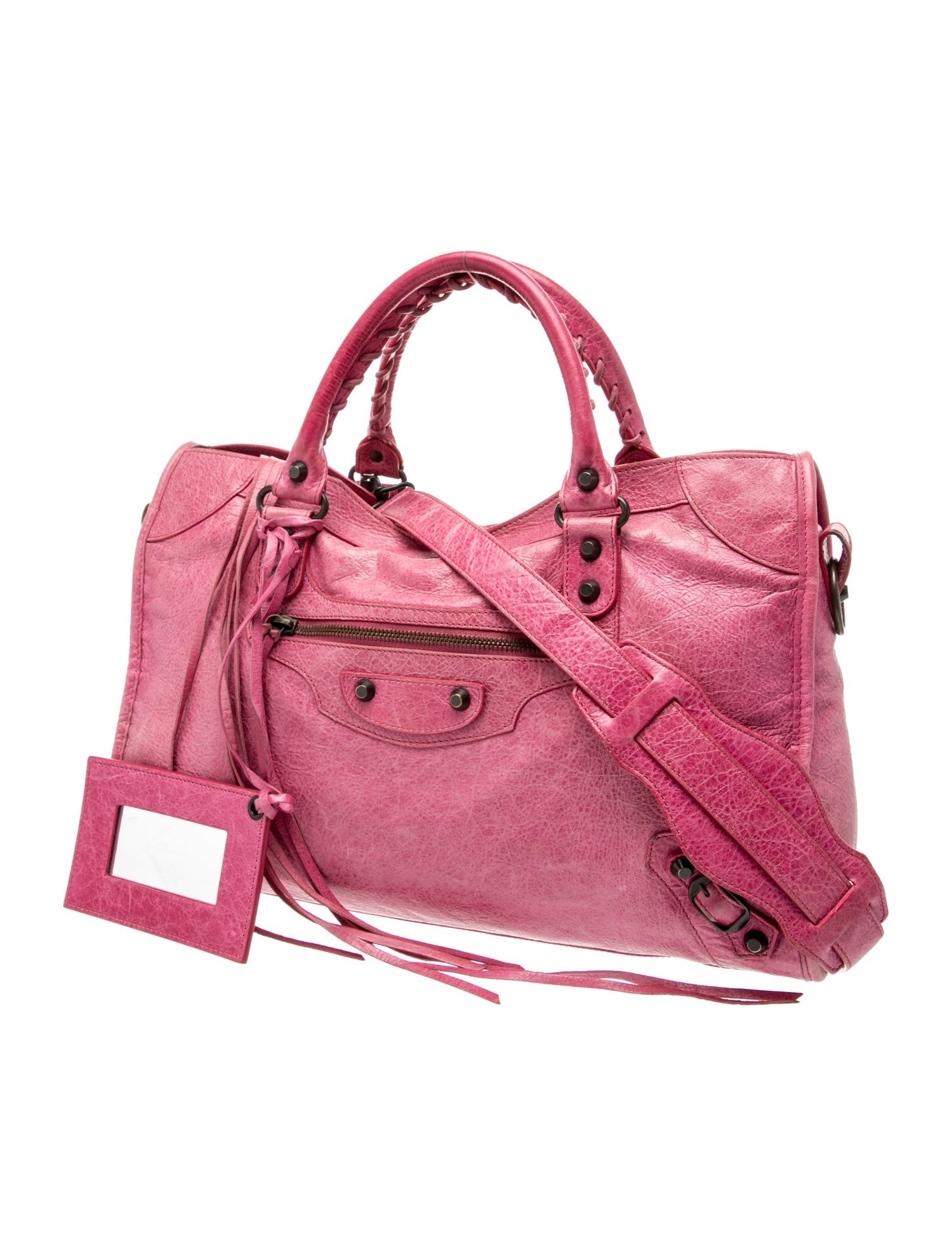 Balenciaga Leather Motocross Classic City