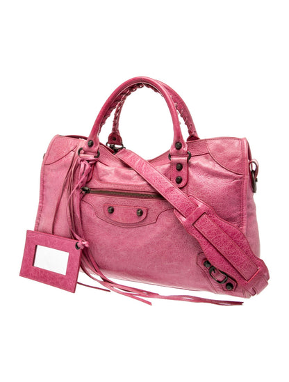 Balenciaga Leather Motocross Classic City