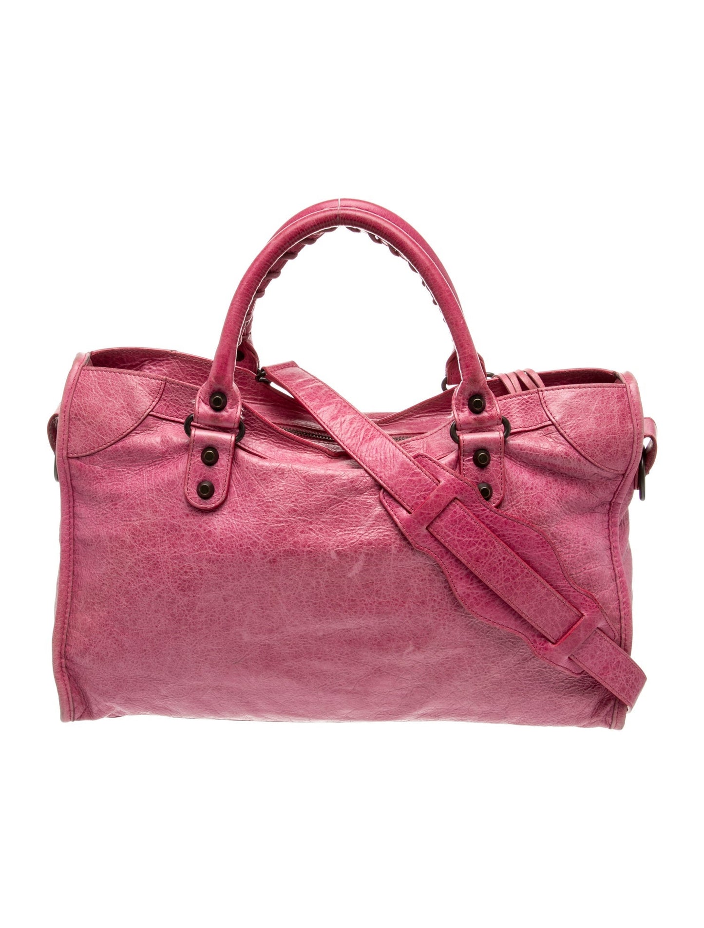 Balenciaga Leather Motocross Classic City