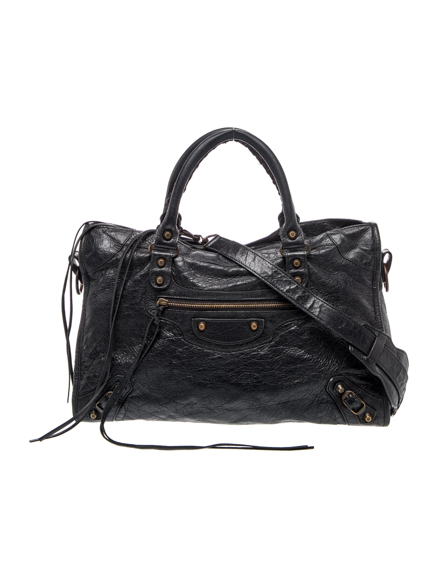 Balenciaga Leather Motocross Classic City