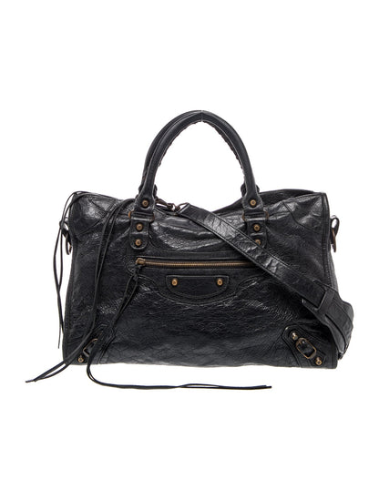 Balenciaga Leather Motocross Classic City