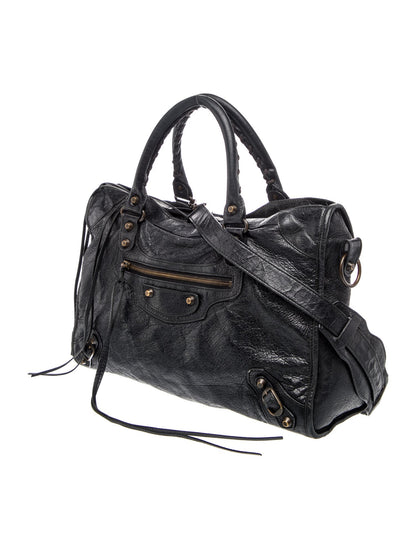 Balenciaga Leather Motocross Classic City