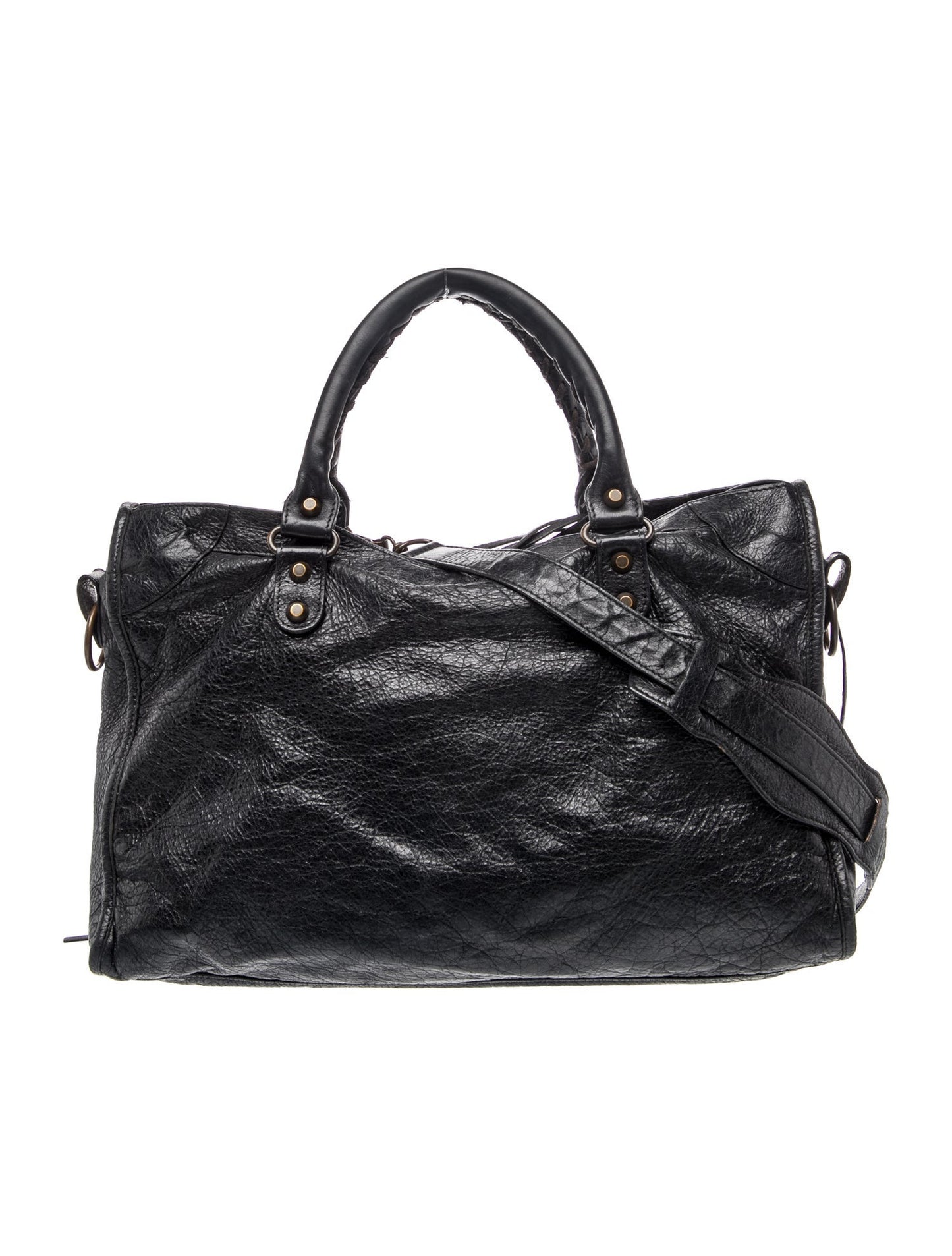 Balenciaga Leather Motocross Classic City