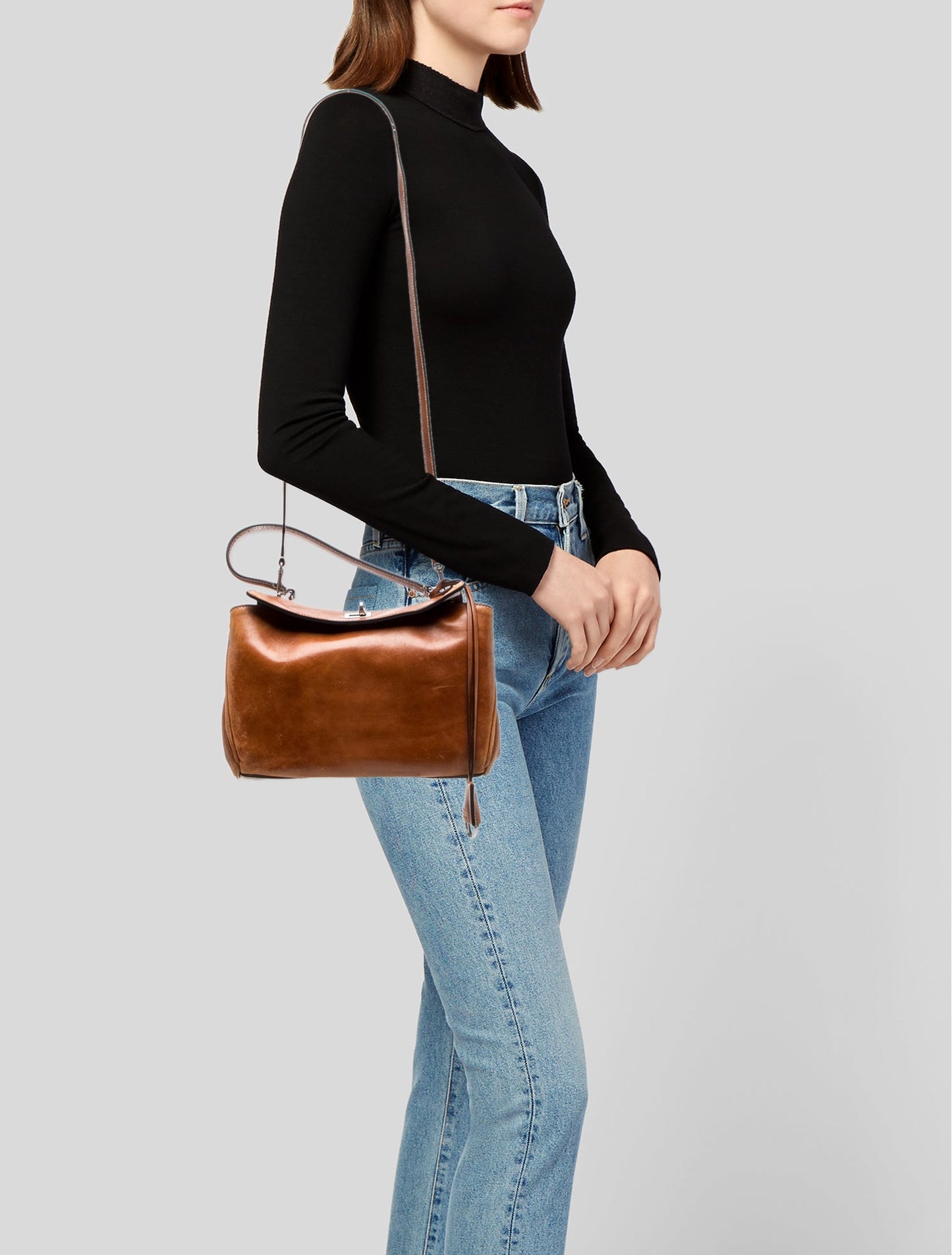 Balenciaga Leather Rodeo shoulder bag