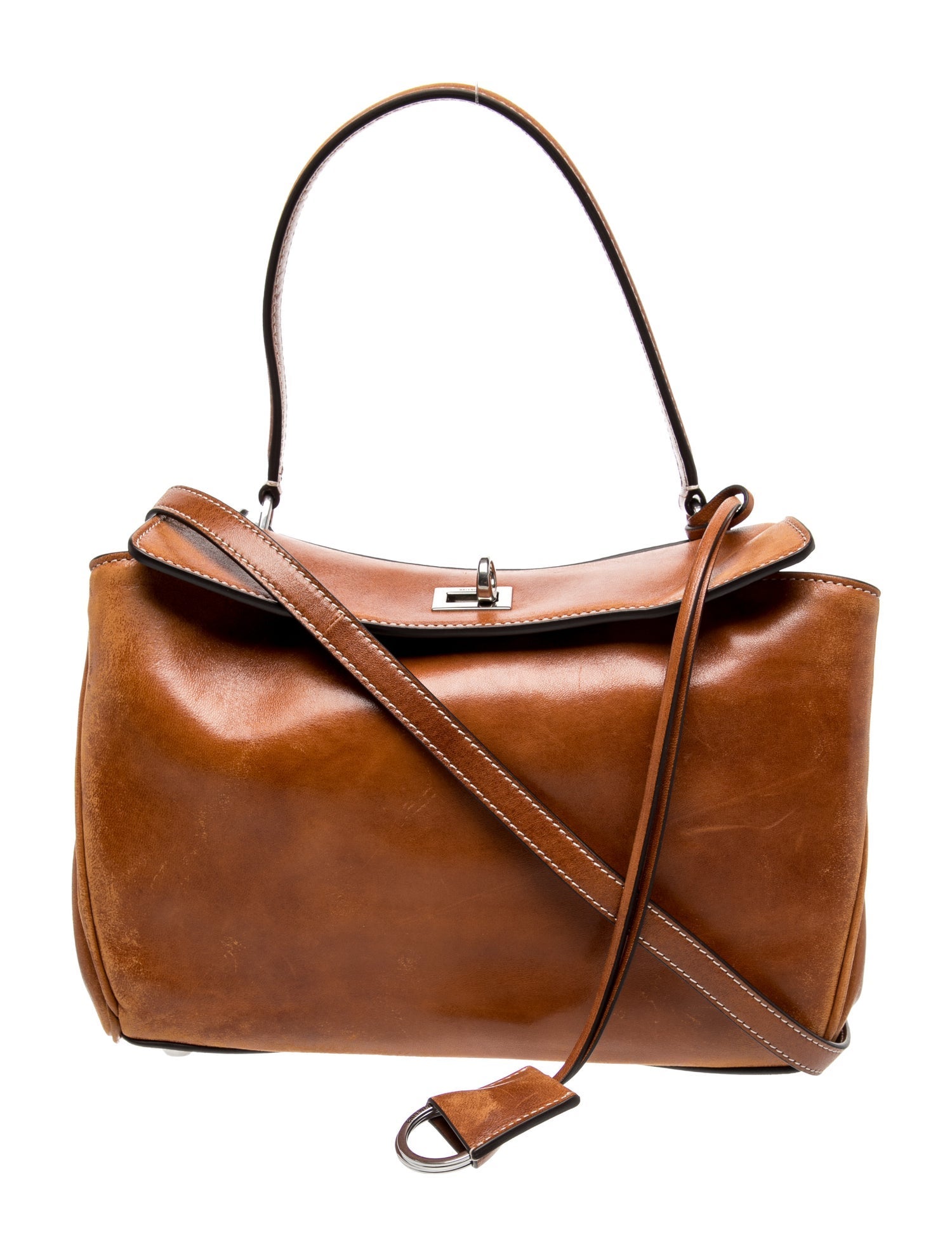 Balenciaga Leather Rodeo shoulder bag