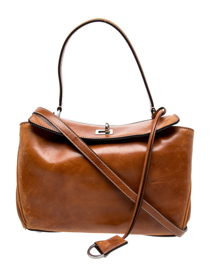 Balenciaga Leather Rodeo shoulder bag