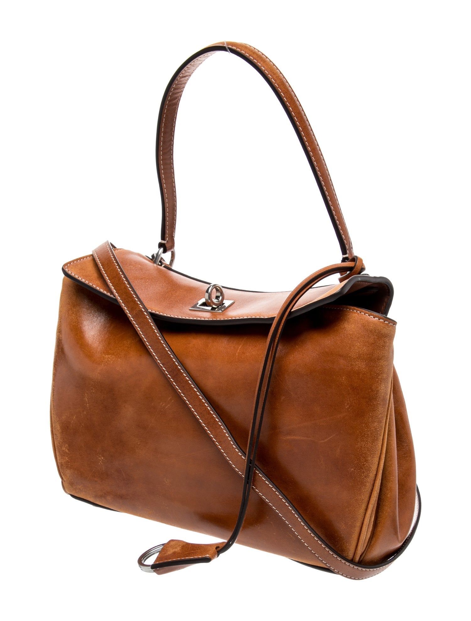 Balenciaga Leather Rodeo shoulder bag