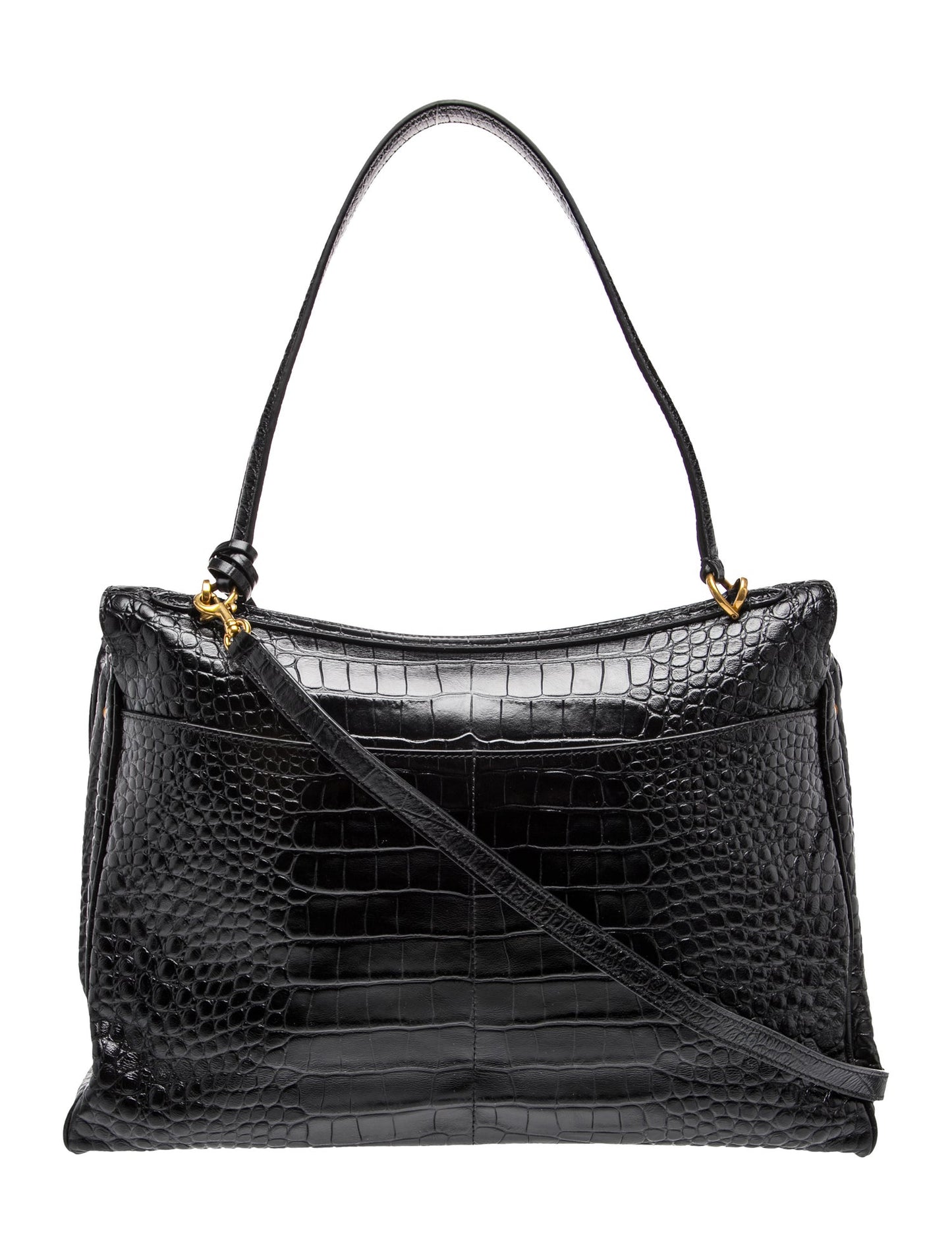Balenciaga Embossed Leather Rodeo Large