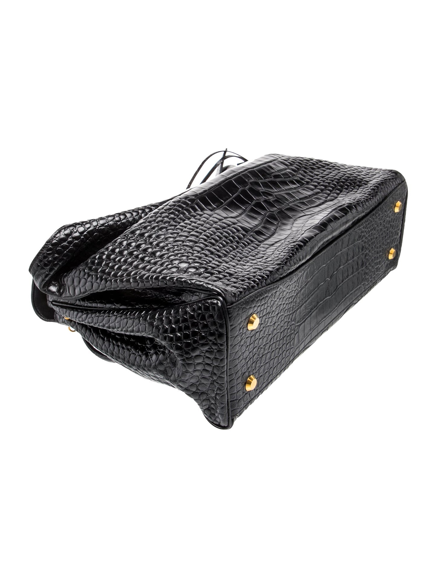 Balenciaga Embossed Leather Rodeo Large