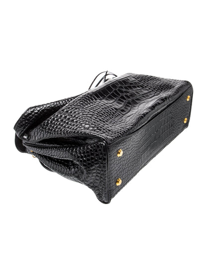 Balenciaga Embossed Leather Rodeo Large