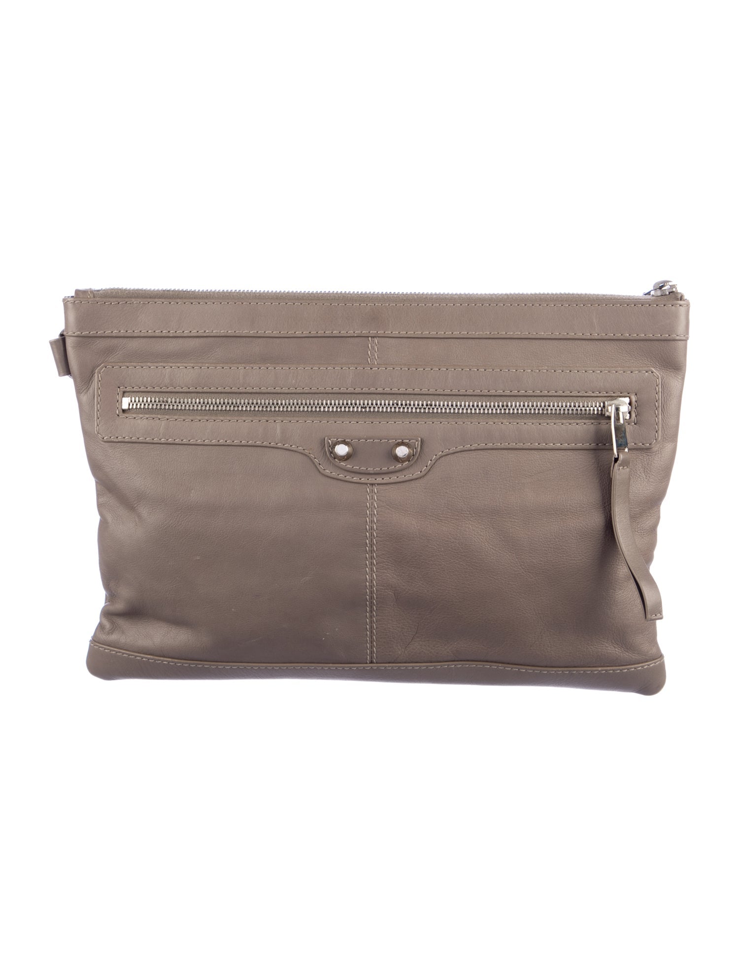 Balenciaga Leather Clutch
