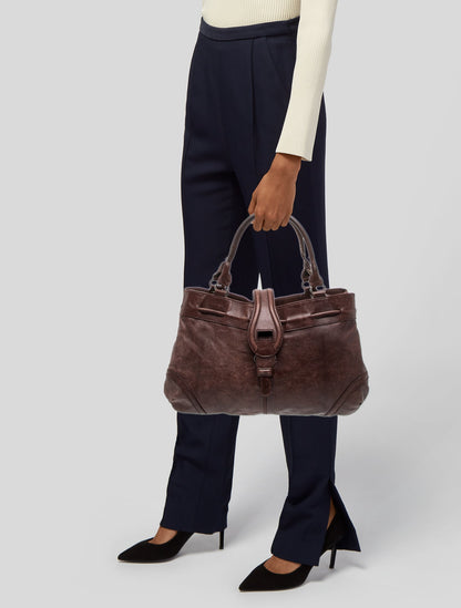 Balenciaga Leather Top Handle Bag