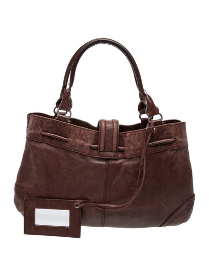 Balenciaga Leather Top Handle Bag