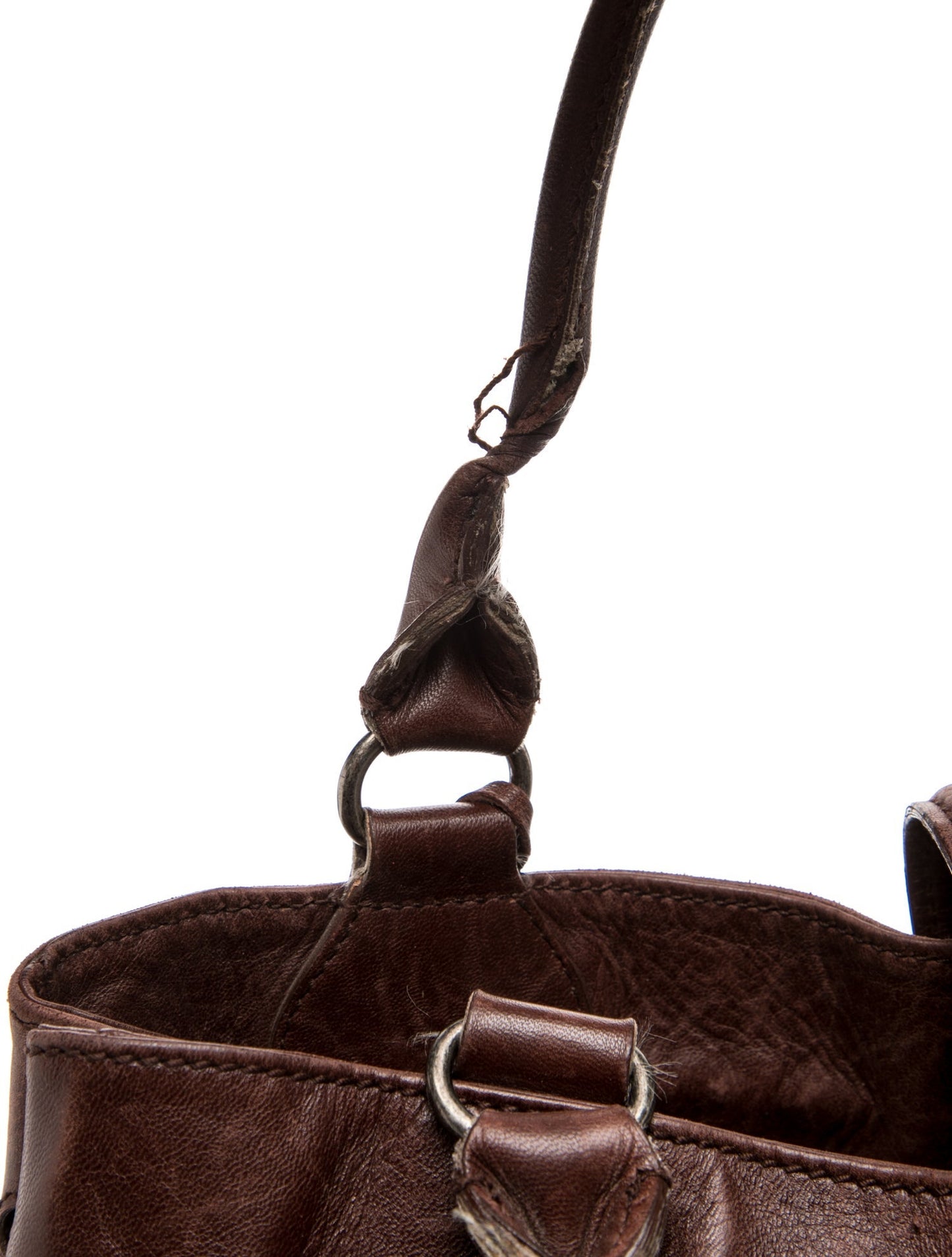 Balenciaga Leather Top Handle Bag