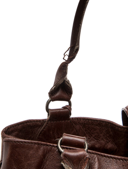 Balenciaga Leather Top Handle Bag