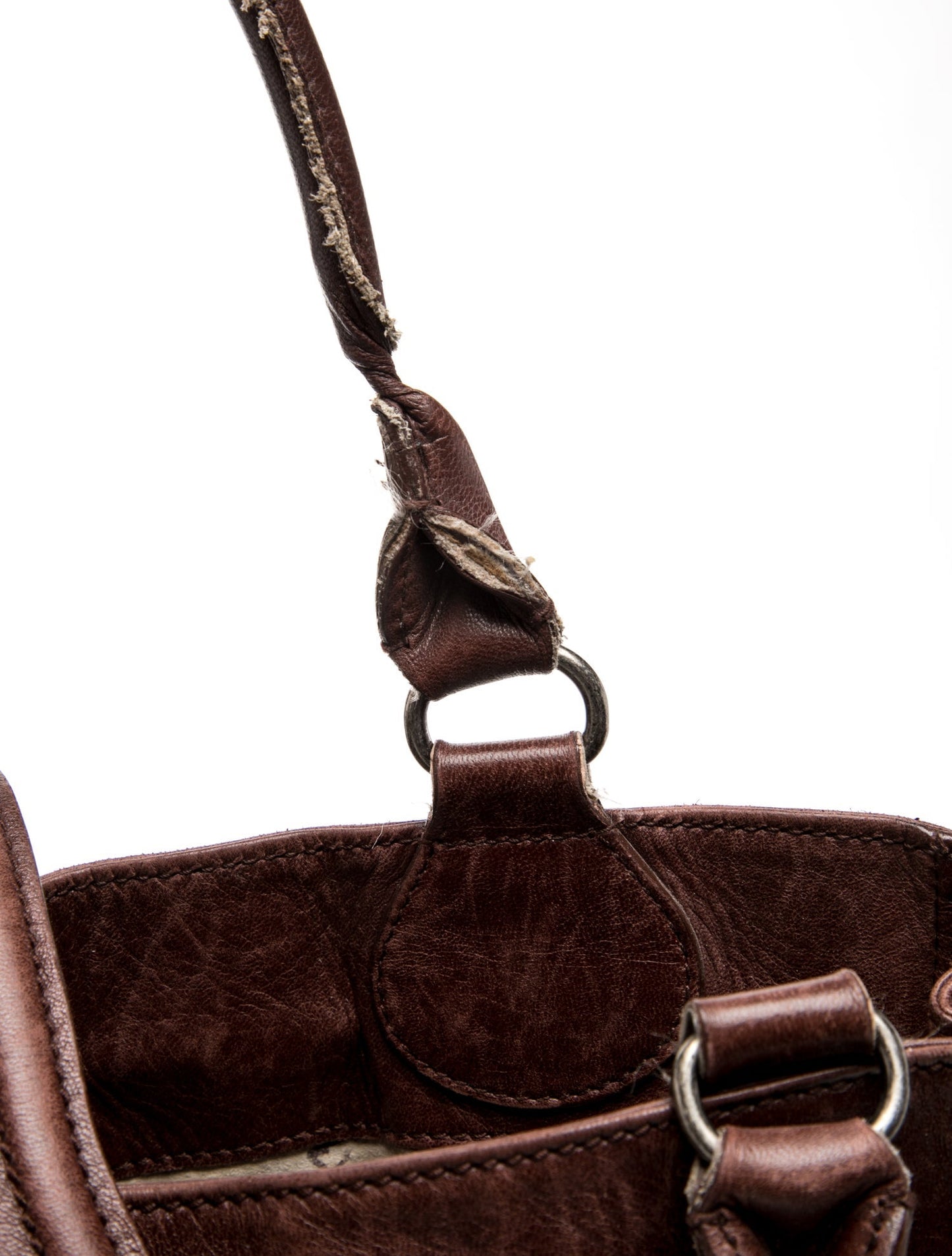 Balenciaga Leather Top Handle Bag