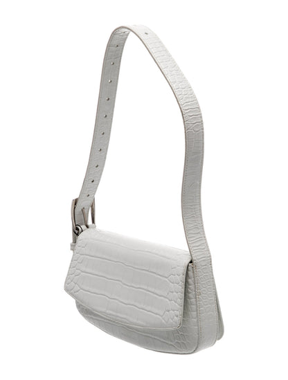 Balenciaga Embossed Leather Shoulder Bag