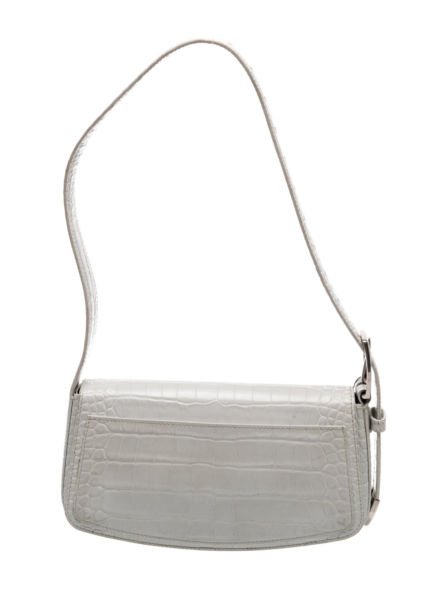 Balenciaga Embossed Leather Shoulder Bag