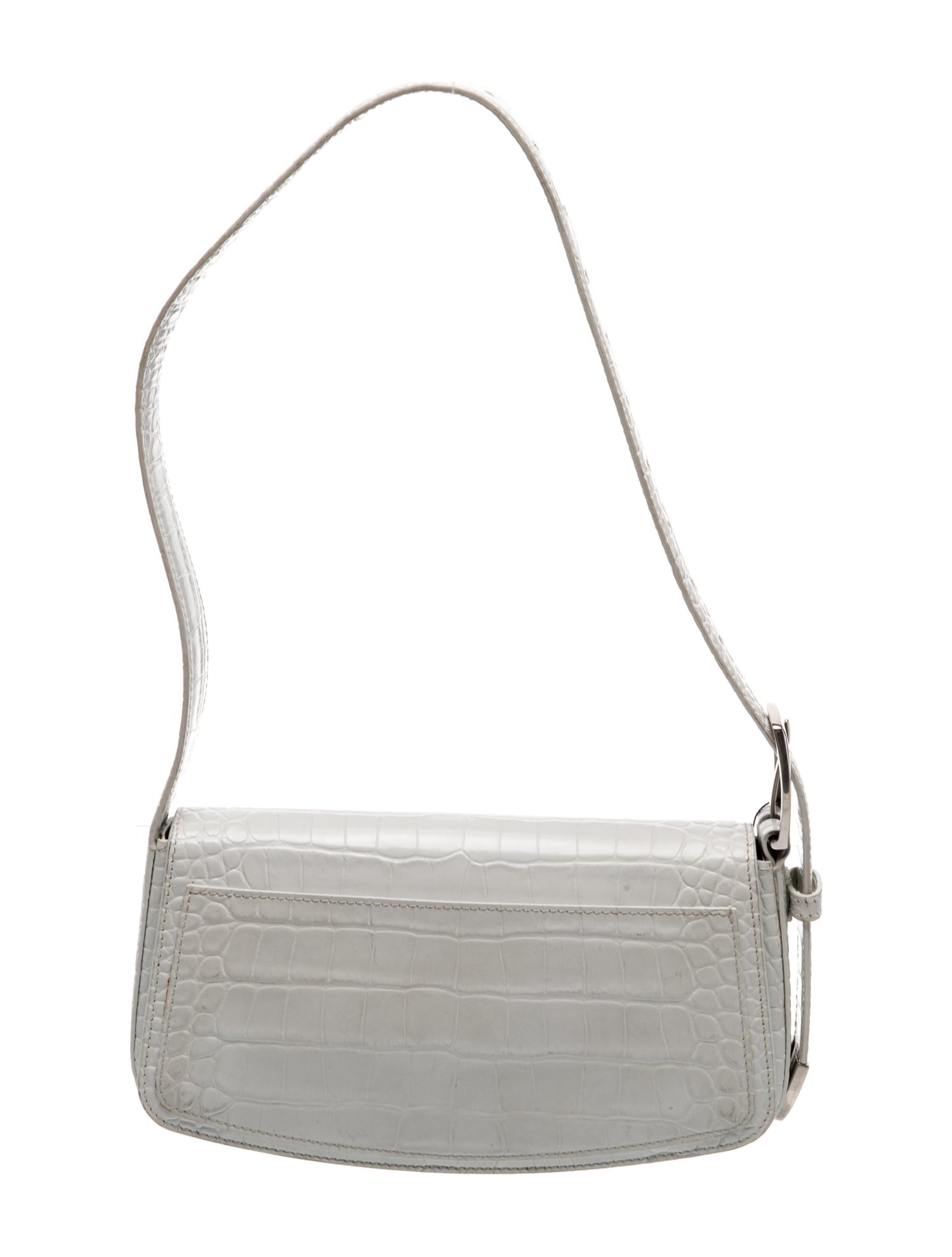 Balenciaga Embossed Leather Shoulder Bag