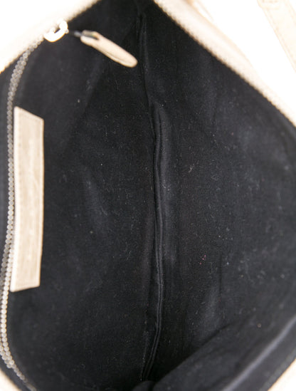 Balenciaga Leather Motocross Clutch