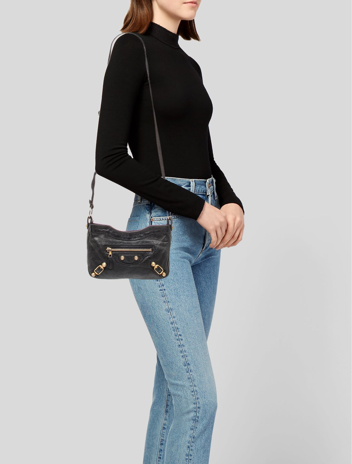 Balenciaga Leather Motocross Hip Giant