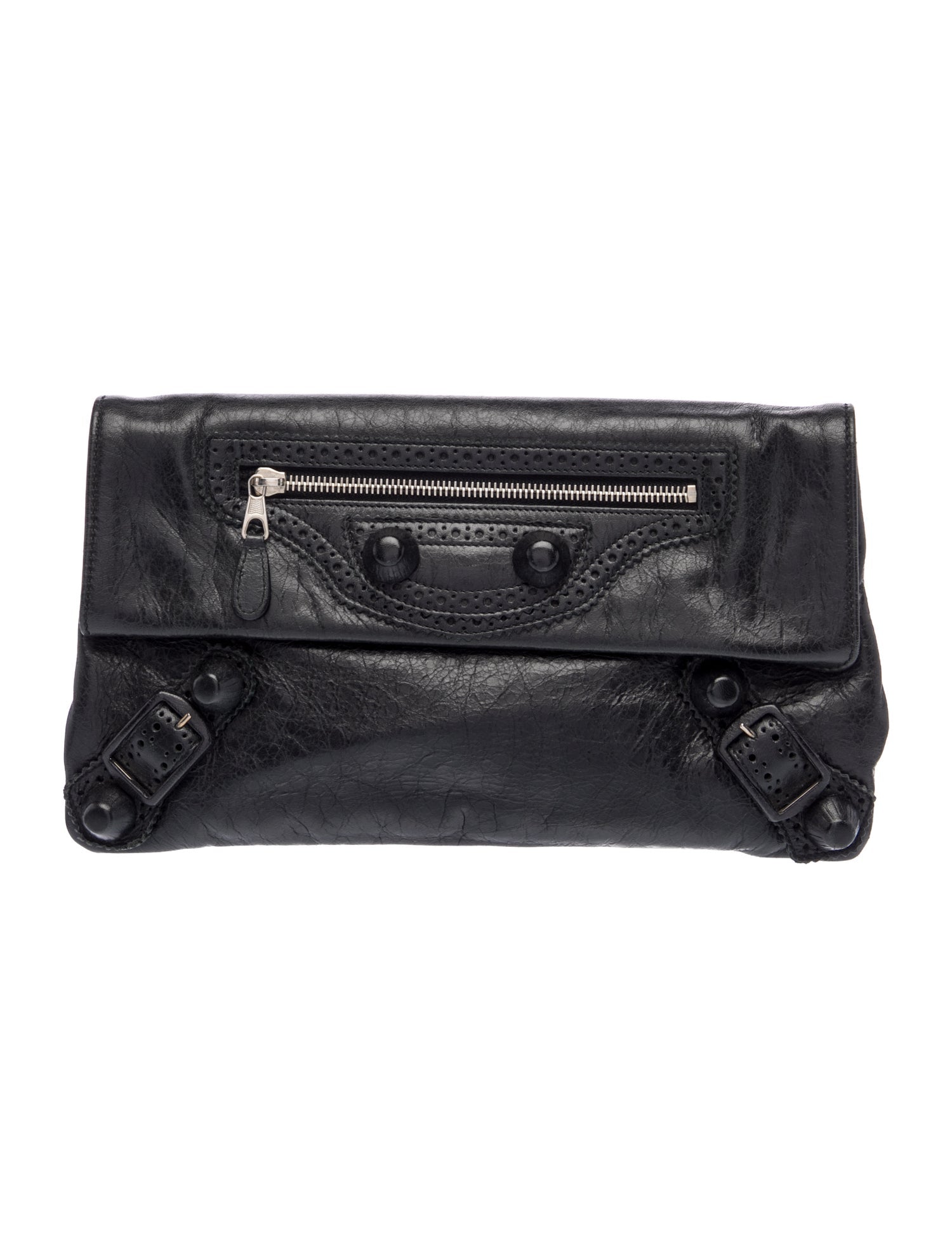 Balenciaga Leather Brogues Envelope