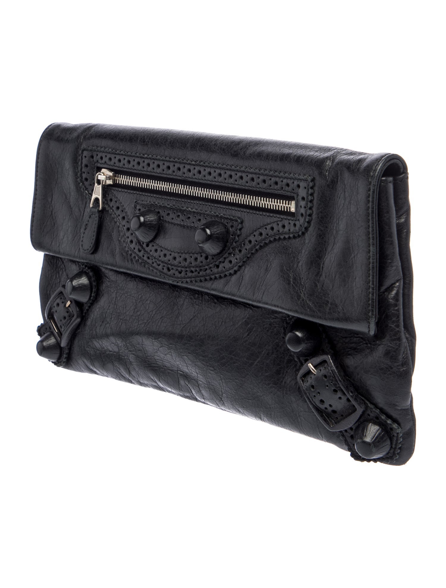 Balenciaga Leather Brogues Envelope