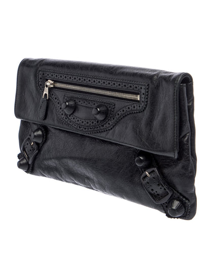 Balenciaga Leather Brogues Envelope