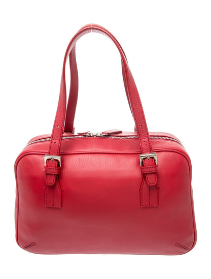 Burberry Leather Top Handle Bag