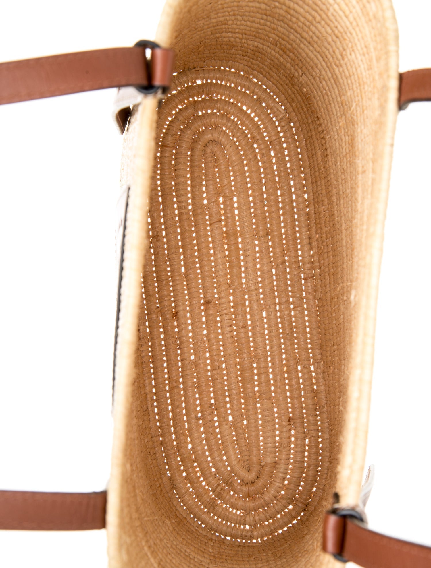 Loewe Raffia Square Basket Small