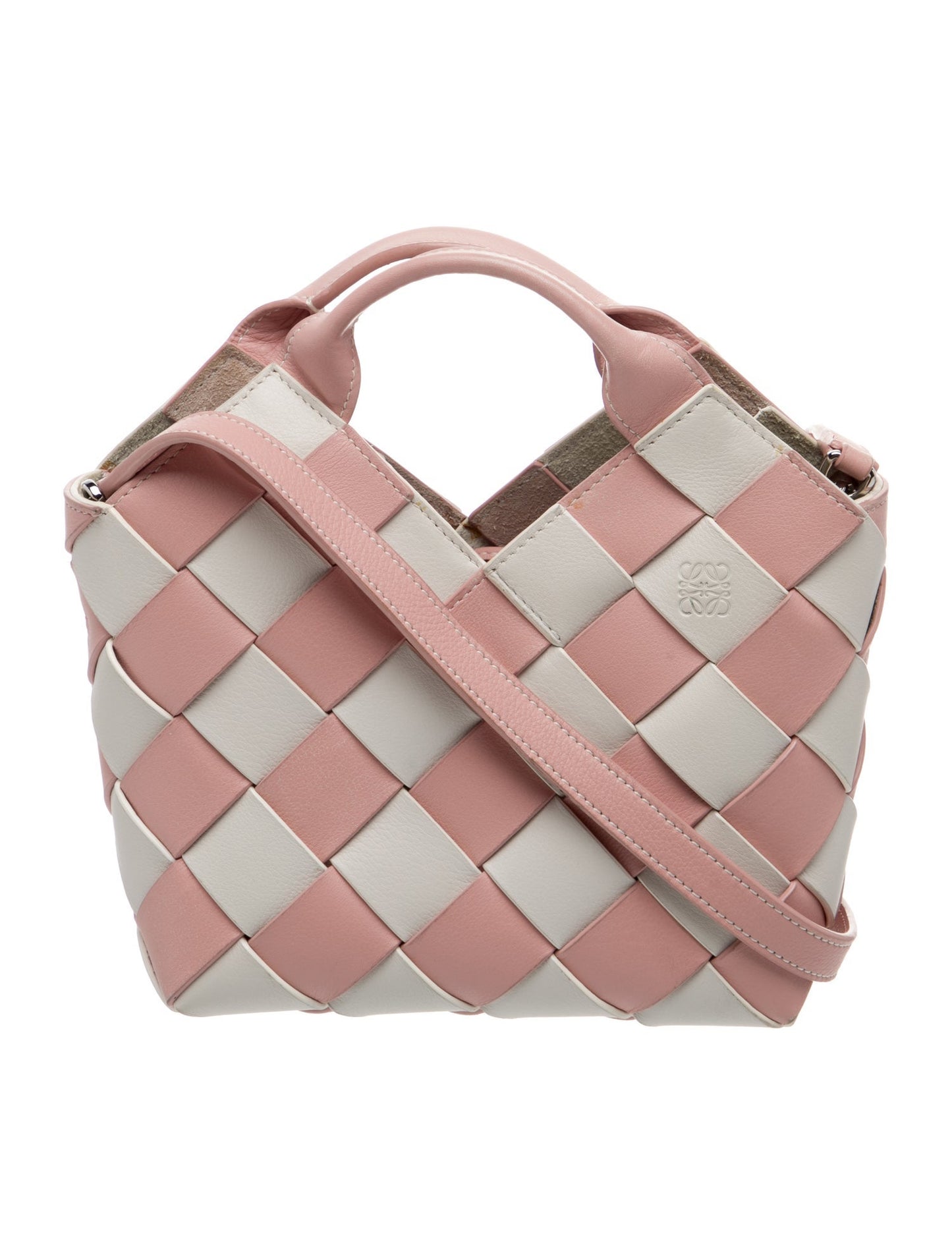 Loewe Leather Woven Basket